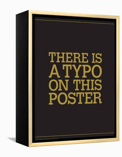 Typo-J.J. Brando-Framed Stretched Canvas