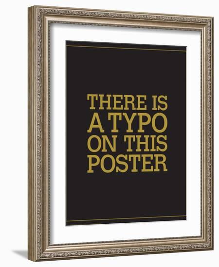 Typo-J.J. Brando-Framed Art Print