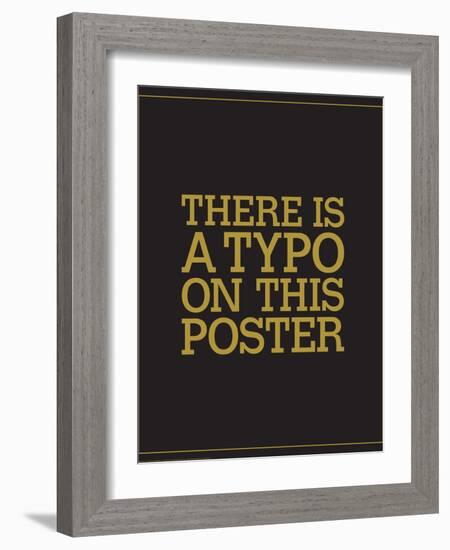 Typo-J.J. Brando-Framed Art Print