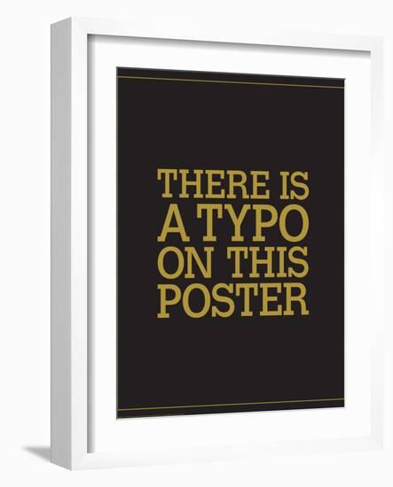 Typo-J.J. Brando-Framed Art Print