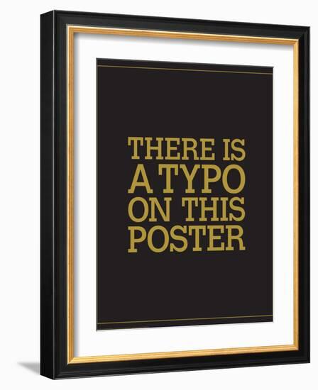 Typo-J.J. Brando-Framed Art Print