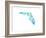 Typographic Florida Cool-CAPow-Framed Premium Giclee Print