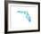 Typographic Florida Cool-CAPow-Framed Premium Giclee Print