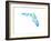 Typographic Florida Cool-CAPow-Framed Premium Giclee Print