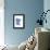 Typographic Minnesota Blue-CAPow-Framed Stretched Canvas displayed on a wall