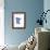 Typographic Minnesota Blue-CAPow-Framed Art Print displayed on a wall