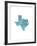 Typographic Texas Cool-CAPow-Framed Art Print