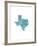 Typographic Texas Cool-CAPow-Framed Art Print