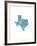 Typographic Texas Cool-CAPow-Framed Art Print