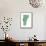 Typographic Vermont Green-CAPow-Framed Stretched Canvas displayed on a wall