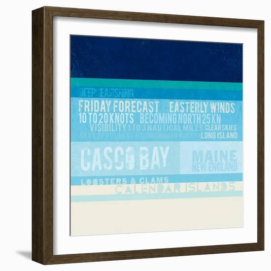 Typography IV-Tom Frazier-Framed Giclee Print