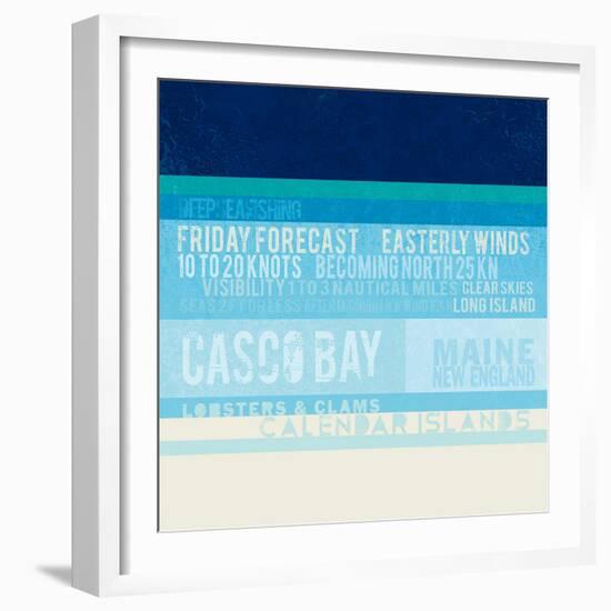 Typography IV-Tom Frazier-Framed Giclee Print