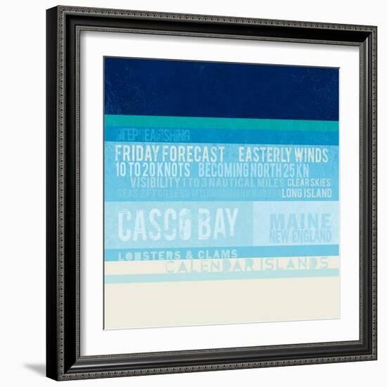 Typography IV-Tom Frazier-Framed Giclee Print