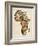 Typography Text Map of Africa-Michael Tompsett-Framed Art Print