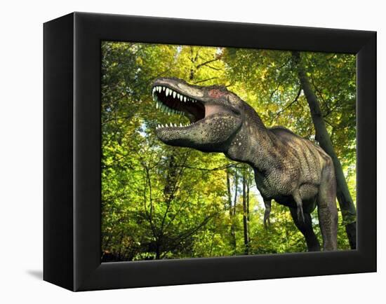 Tyrannosaurus Dinosaur, Artwork-Walter Myers-Framed Premier Image Canvas