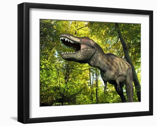 Tyrannosaurus Dinosaur, Artwork-Walter Myers-Framed Photographic Print