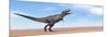 Tyrannosaurus Rex Dinosaur Standing in the Desert-null-Mounted Art Print