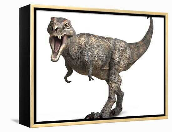 Tyrannosaurus Rex Dinosaur-Roger Harris-Framed Premier Image Canvas