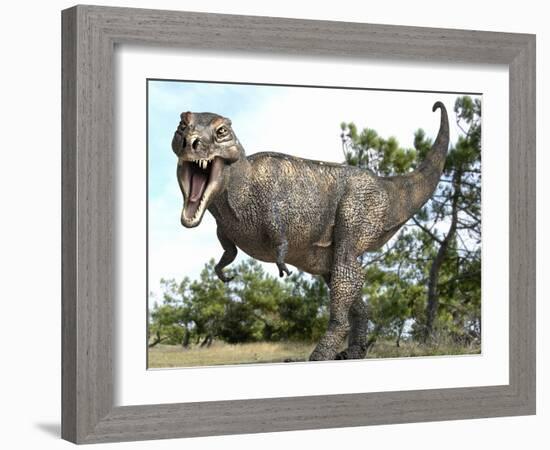 Tyrannosaurus Rex Dinosaur-Roger Harris-Framed Photographic Print