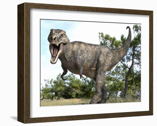 Tyrannosaurus Rex Dinosaur-Roger Harris-Framed Photographic Print