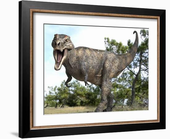 Tyrannosaurus Rex Dinosaur-Roger Harris-Framed Photographic Print