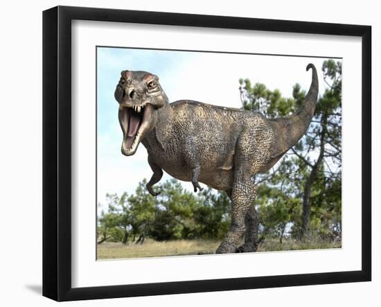 Tyrannosaurus Rex Dinosaur-Roger Harris-Framed Photographic Print