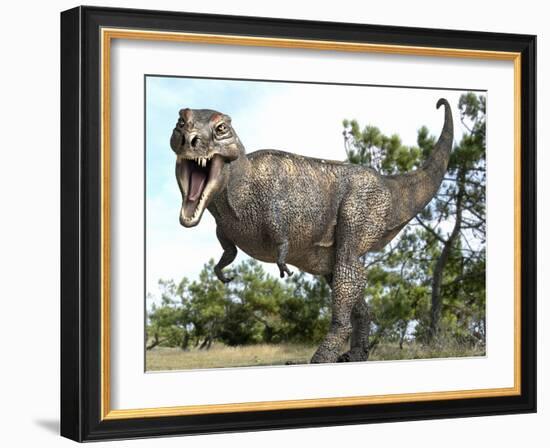 Tyrannosaurus Rex Dinosaur-Roger Harris-Framed Photographic Print