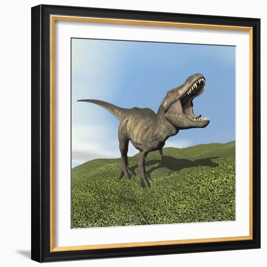 Tyrannosaurus Rex Dinosaur-null-Framed Premium Giclee Print