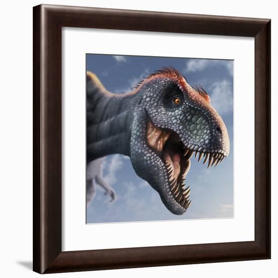 Tyrannosaurus Rex Head-null-Framed Photographic Print