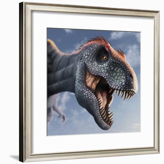 Tyrannosaurus Rex Head-null-Framed Photographic Print