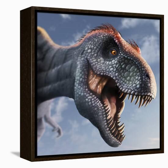 Tyrannosaurus Rex Head-null-Framed Premier Image Canvas