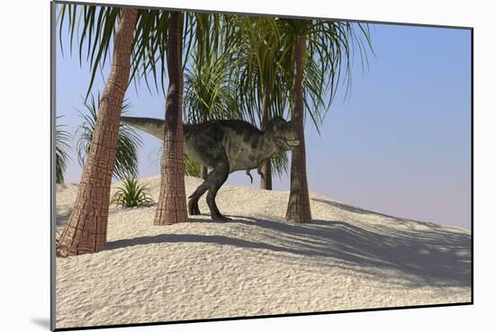 Tyrannosaurus Rex Hunting for its Next Meal-null-Mounted Art Print