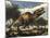 Tyrannosaurus Rex Standing Upon its Eggs to Protect Them-Stocktrek Images-Mounted Art Print