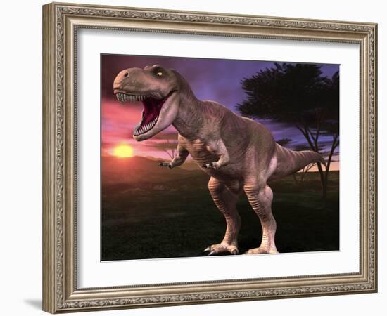 Tyrannosaurus Rex-Roger Harris-Framed Photographic Print