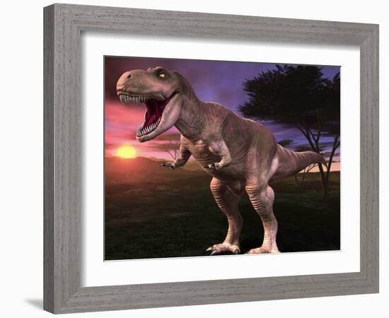 Tyrannosaurus Rex-Roger Harris-Framed Photographic Print