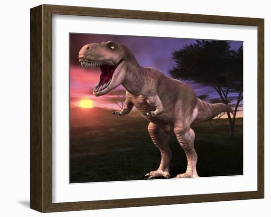 Tyrannosaurus Rex-Roger Harris-Framed Photographic Print