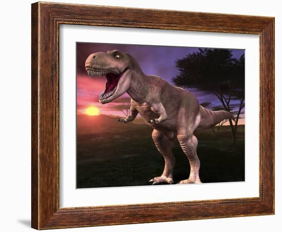 Tyrannosaurus Rex-Roger Harris-Framed Photographic Print
