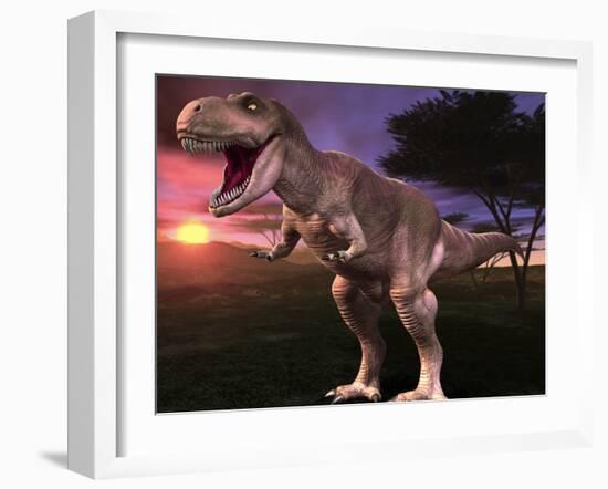 Tyrannosaurus Rex-Roger Harris-Framed Photographic Print