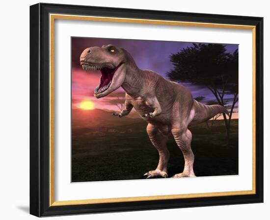 Tyrannosaurus Rex-Roger Harris-Framed Photographic Print