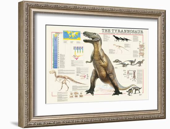 Tyrannosaurus-Libero Patrignani-Framed Art Print