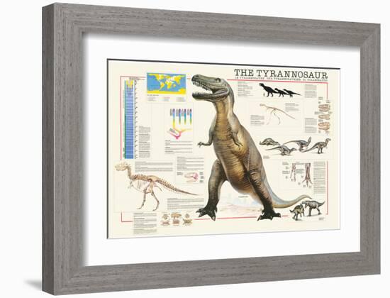 Tyrannosaurus-Libero Patrignani-Framed Art Print