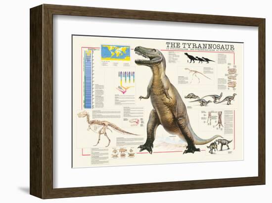 Tyrannosaurus-Libero Patrignani-Framed Art Print