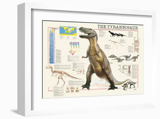 Tyrannosaurus-Libero Patrignani-Framed Art Print