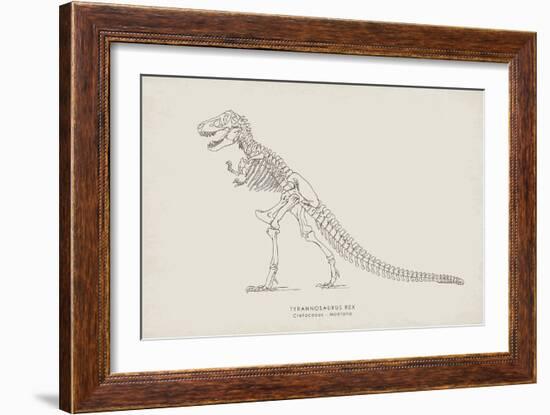 Tyrannosaurus-The Vintage Collection-Framed Giclee Print