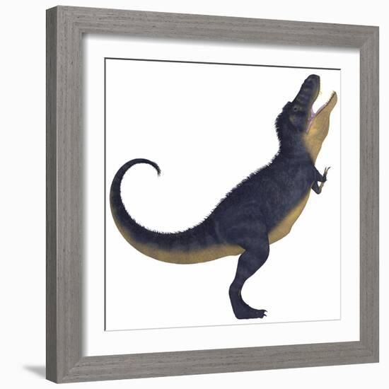 Tyranosaurus Rex, a Large Carnivore of the Cretaceous Period-null-Framed Art Print