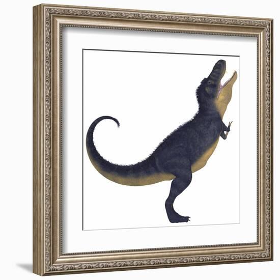 Tyranosaurus Rex, a Large Carnivore of the Cretaceous Period-null-Framed Art Print