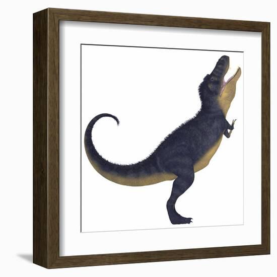 Tyranosaurus Rex, a Large Carnivore of the Cretaceous Period-null-Framed Art Print