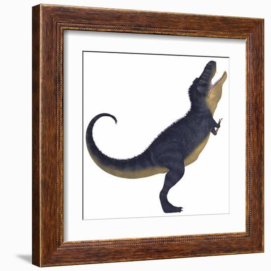 Tyranosaurus Rex, a Large Carnivore of the Cretaceous Period-null-Framed Art Print