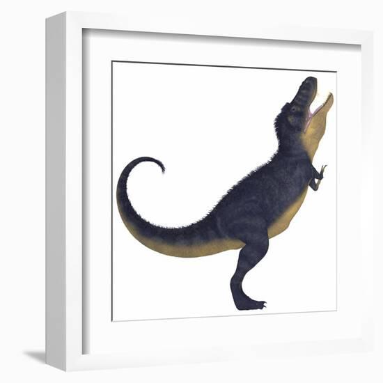 Tyranosaurus Rex, a Large Carnivore of the Cretaceous Period-null-Framed Art Print