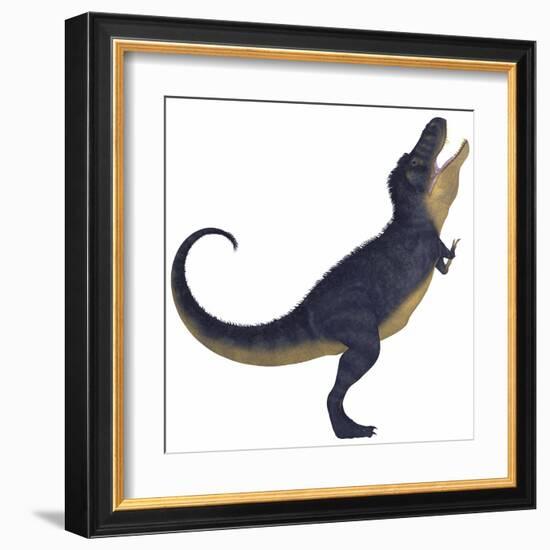 Tyranosaurus Rex, a Large Carnivore of the Cretaceous Period-null-Framed Art Print